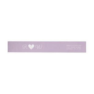 Sweet Simplicity-Rücksendeadresse-Wrap