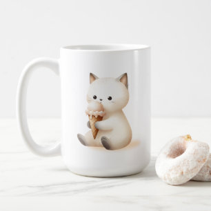 Sweet Sips Kitten mit Eiscreme Kaffeetasse