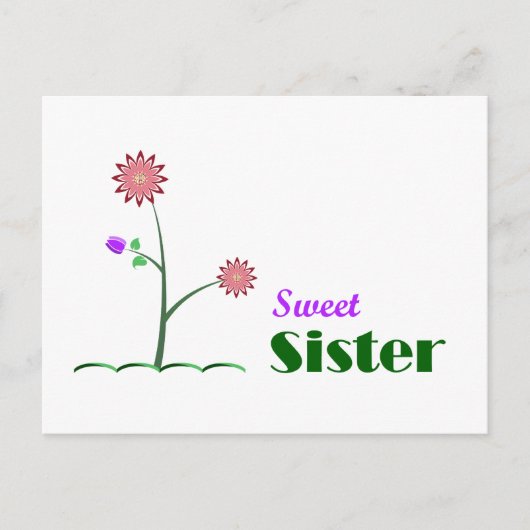 Sweet Sister Postkarte (Vorderseite)