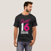 Sweet Sixn Squad Eltern 16th Sweet 16 T-Shirt (Vorne ganz)