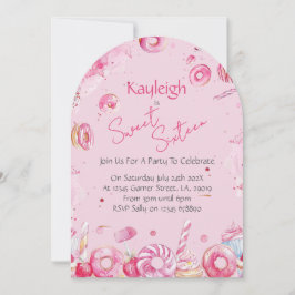 Sweet Sixteen Birthday Party Invitation Einladung