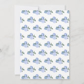 Sweet Sixteen Blonde Princess Blue Happy Birthday Dankeskarte (Rückseite)