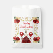 Sweet Sixteen Blonde Princess in Red Geschenktütchen (Vorderseite)