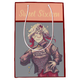 Sweet sixteen, Citrine anime Mittlere Geschenktüte