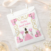 Sweet Sixteen Dark Skin Princess in Pink Geschenktütchen (Ausgeschnitten)