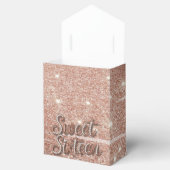 Sweet Sixteen In Rose Gold and Pearls Geschenkschachtel (Geöffnet)