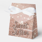 Sweet Sixteen In Rose Gold and Pearls Geschenkschachtel (Vorderseite)