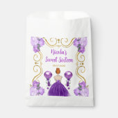 Sweet Sixteen Red Hair Princess in Purple Geschenktütchen (Vorderseite)