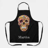 Sweet Skull personalisierte Schürze (Vorderseite)