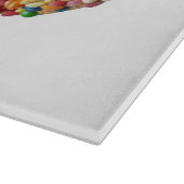 Sweet Skull Schneidebrett (Ecke)