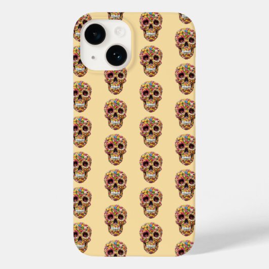 Sweet Skulls Case-Mate iPhone Hülle (Rückseite)