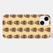 Sweet Skulls Case-Mate iPhone Hülle (Rückseite (Horizontal))