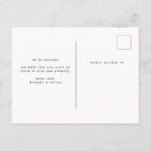 Sweet Skulls Mouncement Postcard Ankündigungspostkarte (Rückseite)