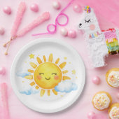 Sweet Sky Baby Shower Pappteller (Party)