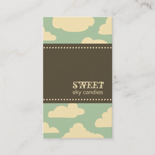 Sweet Sky Business Cards Visitenkarte (Vorderseite)