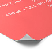 Sweet Sleep Gebet anpassen Poster (Ecke)