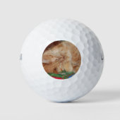 Sweet Sleeping Ginger Boy Golfball (Vorderseite)