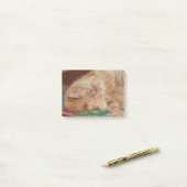 Sweet Sleeping Ginger Boy Post-it Klebezettel (Auf Schreibtisch)