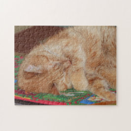 Sweet Sleeping Ginger Boy Puzzle