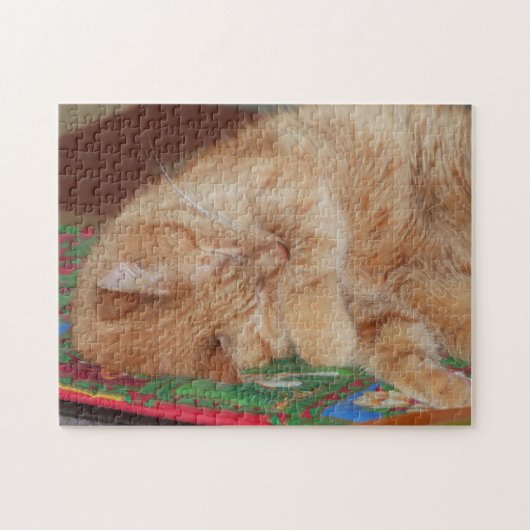 Sweet Sleeping Ginger Boy Puzzle (Horizontal)