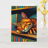 Sweet Sleepy | Happy Birthday Karte (Gelbe Blume)