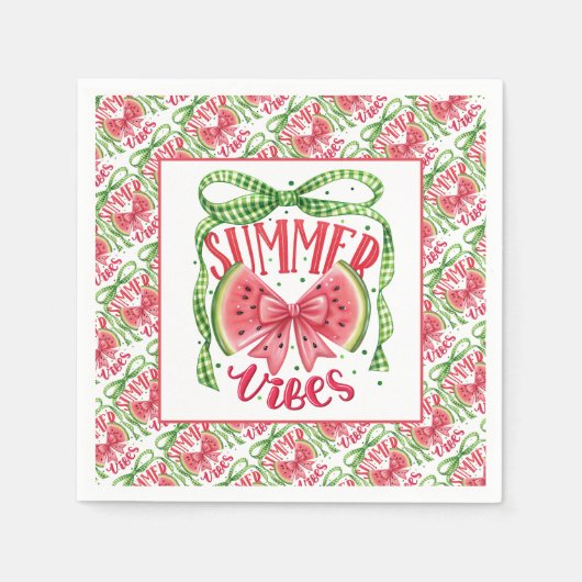 Sweet Slice of Summer Serviette (Vorderseite)