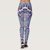 SWEET SLIMMING ~ Lila Blue White 3D ~ Leggings (Rückseite)
