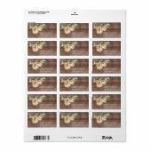 Sweet Sloth Baby Duschadresse Adressaufkleber (Vorne)