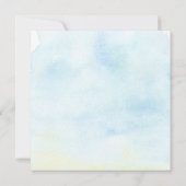 Sweet Sloth Boys Baby Dusche Einladung (Rückseite)