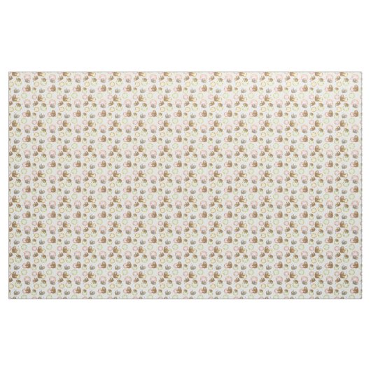Sweet Sloth Donut Pattern Stoff (Yard (91,4 cm))