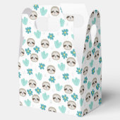 Sweet Sloth Floral Pattern Geschenkschachtel (Geöffnet)
