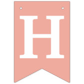 Sweet Sloth Happy Birthday Pink Niedlich Wimpelkette (Zweite Fahne)