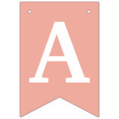 Sweet Sloth Happy Birthday Pink Niedlich Wimpelkette (Dritte Fahne)