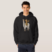 Sweet Sloth Rides Alpaca Hoodie (Vorne ganz)