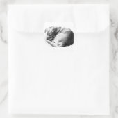 Sweet Slumber Quadratischer Aufkleber (Tasche)