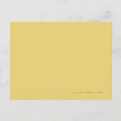 Sweet small Pumpkin Fall Baby Dusche Einladung (Rückseite)