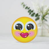 Sweet Smile Round Einladung - SRF (Stehend Vorderseite)