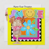 Sweet Smile! - SRF Einladung (Vorne/Hinten)