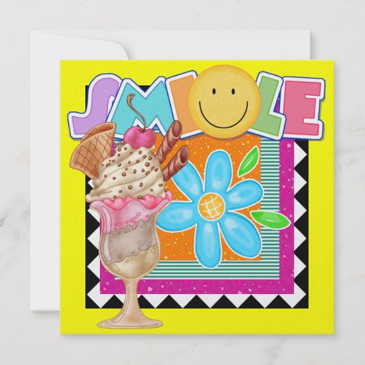 Sweet Smile! - SRF Einladung (Vorderseite)