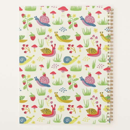 Sweet Snails Cotattcore Planner Planer (Rückseite)