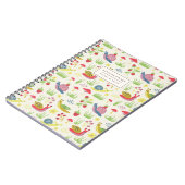 Sweet Snails Cotgcore-Notebook Notizblock (Linke Seite)