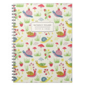Sweet Snails Cotgcore-Notebook Notizblock (Vorderseite)