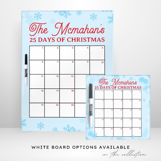 Sweet Snowflake 25 Tage Weihnachtszeit Sockelschild