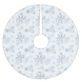 Sweet Snowflake Winter Wonderland Baumrock Polyester Weihnachtsbaumdecke