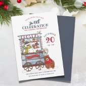 Sweet Snowman Dezember Birthday Party Einladung