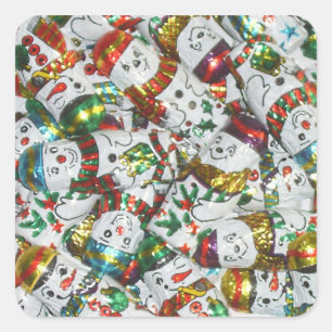 Sweet Snowmen Aufkleber