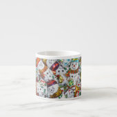 Sweet Snowmen Espresso Tasse (Vorderseite)