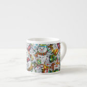 Sweet Snowmen Espresso Tasse (Vorderseite Rechts)