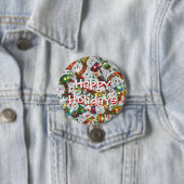 Sweet Snowmen Happy Holidays Taste Button (Beispiel)