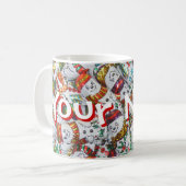 Sweet Snowmen Ihr Name Tasse (Vorderseite Links)